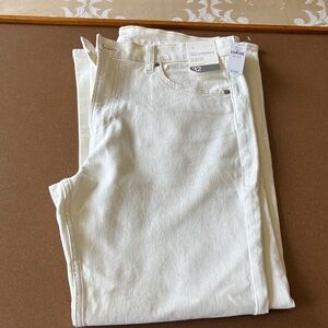 GAP Women's 90’s Straight Leg Jeans - Cream